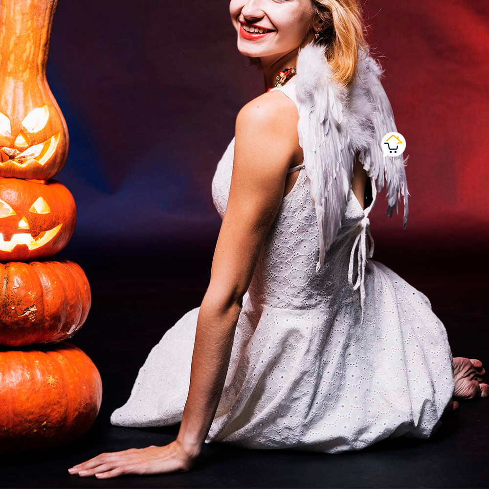 Miniatura 4 de Alas Angel Medianas Blancas AF822